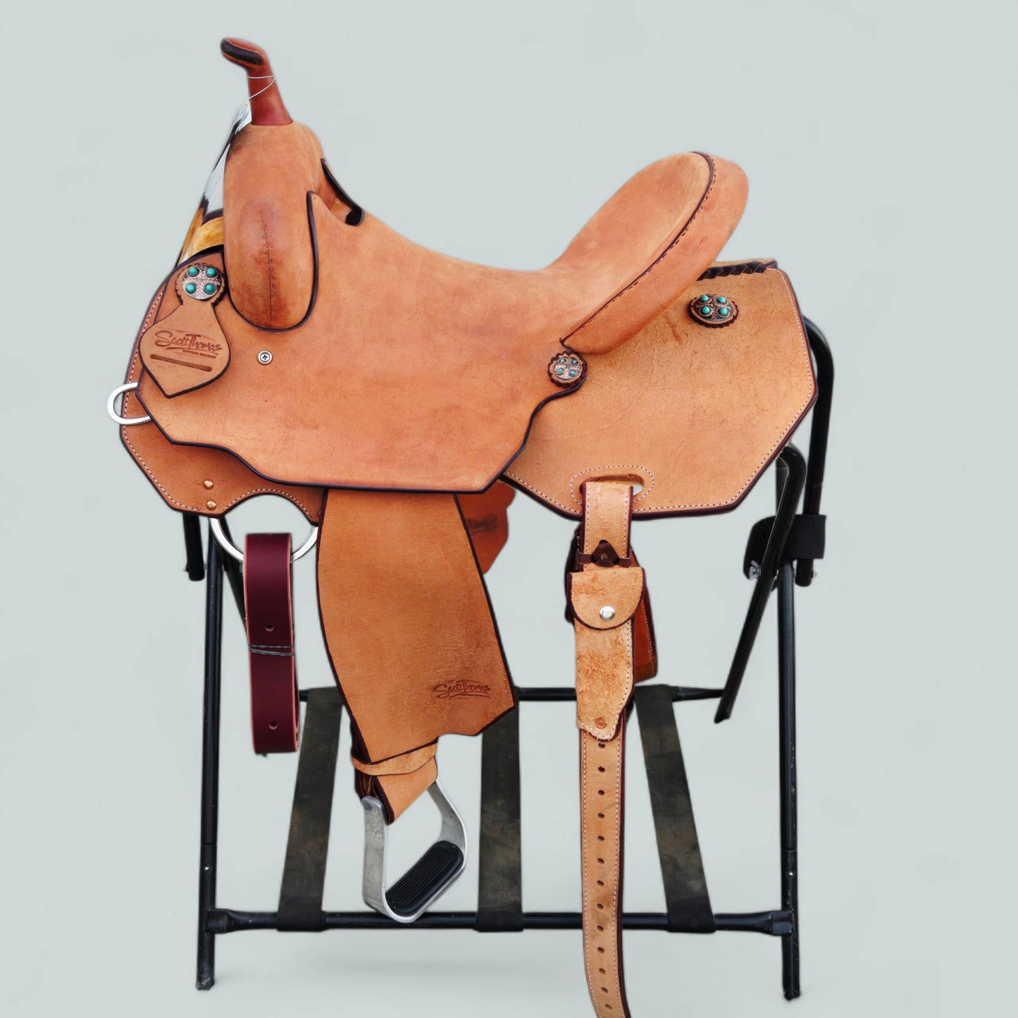Scott Thomas 15.5" Medium Oil Roughout Barrel Saddle