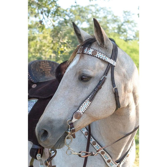Reinsman Dakota Pinwheel Browband Tack Set