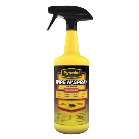 Pyranha Wipe N' Spray Fly Spray