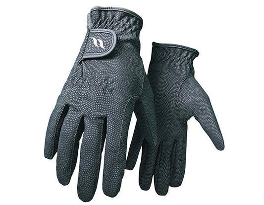 Black On Track Therapeutic Riding Gloves
