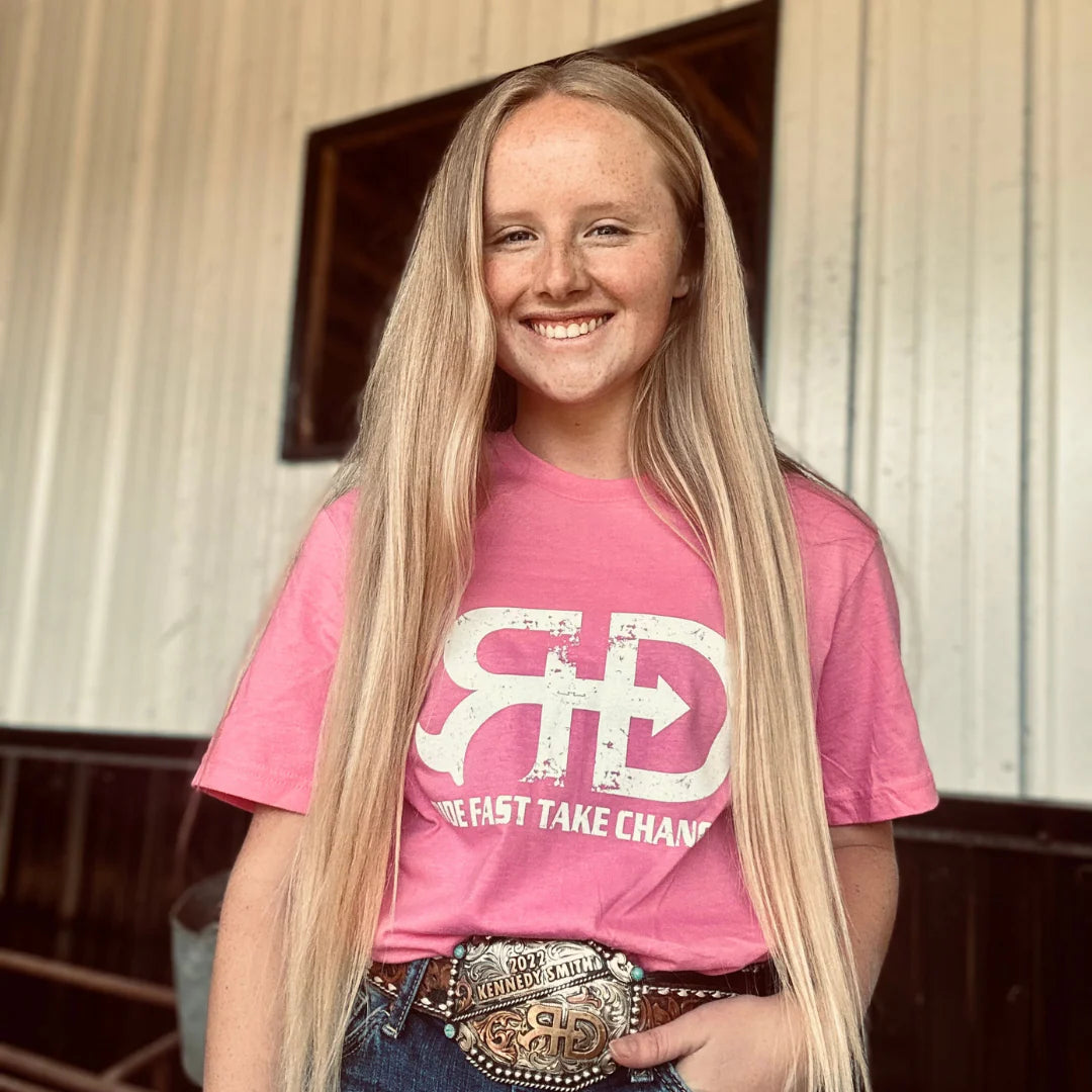 Rocket Donkey Pink T Shirt