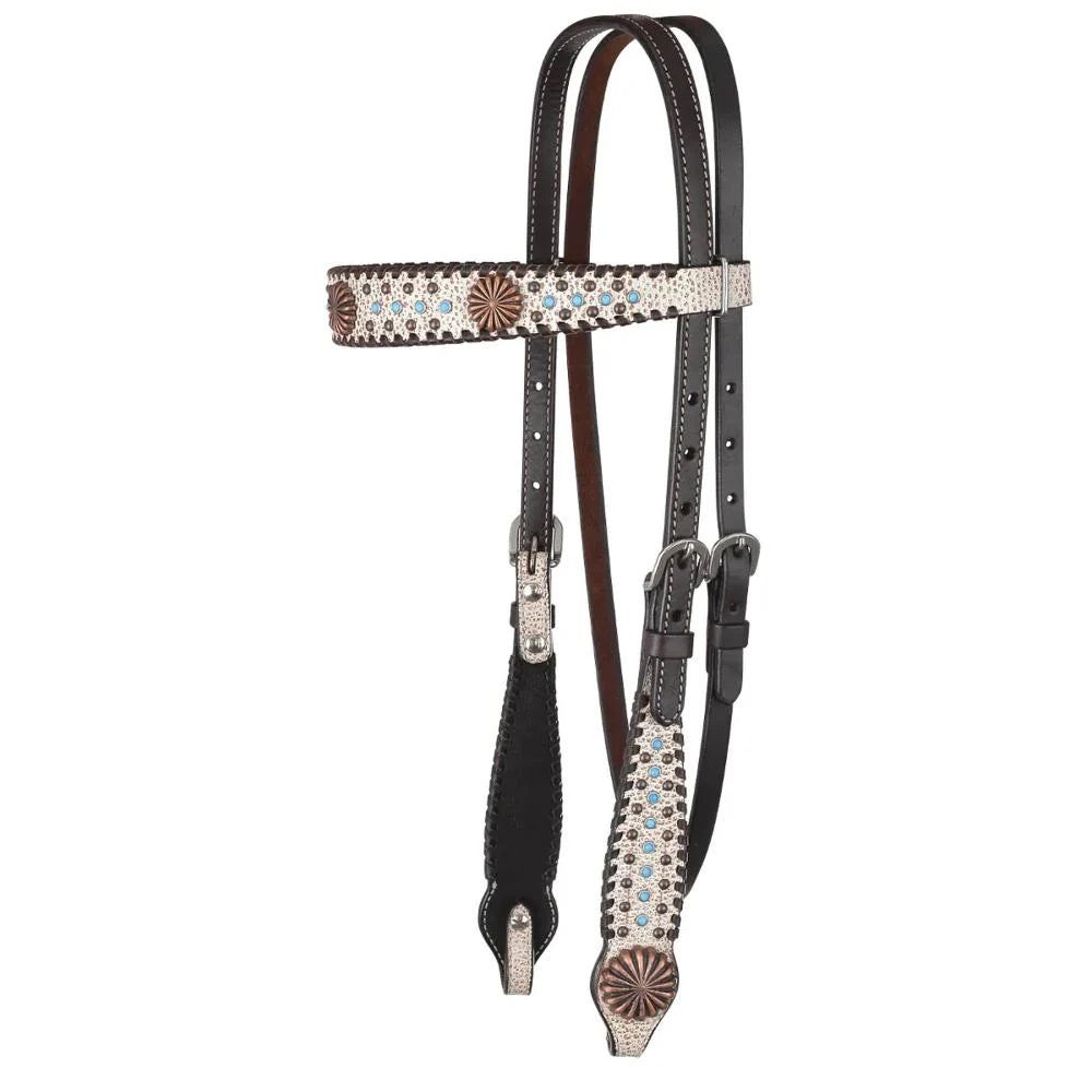 Reinsman Dakota Pinwheel Browband Tack Set