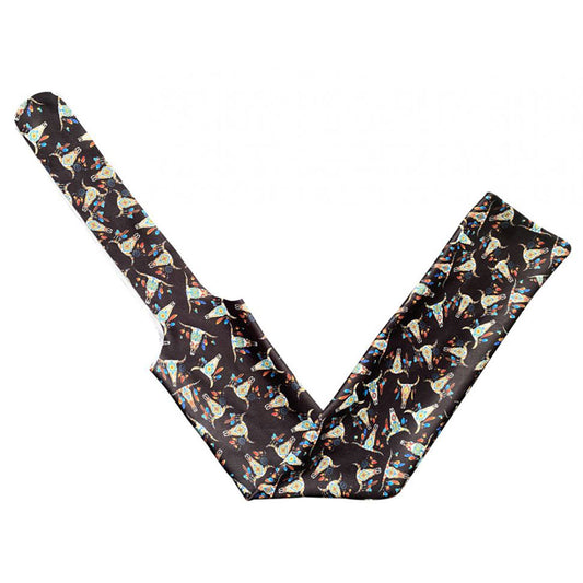 Showman Cow Skull/Sunflower Tail Bag