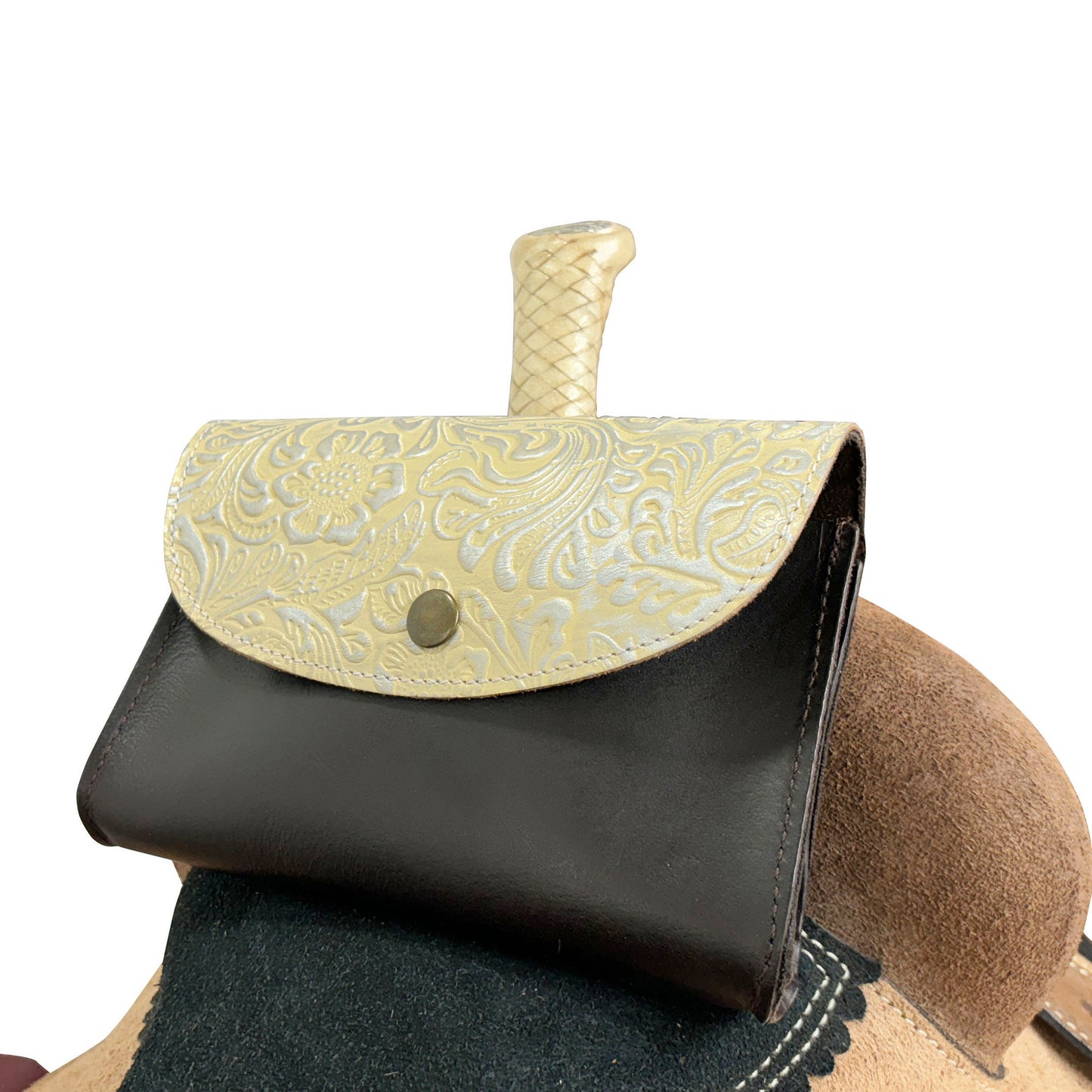 Showman Ethereal Rose Leather Pommel Pouch