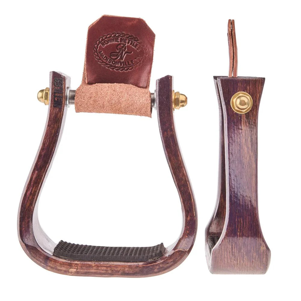 Nettles Country 2in Distressed Purple Barrel Stirrup