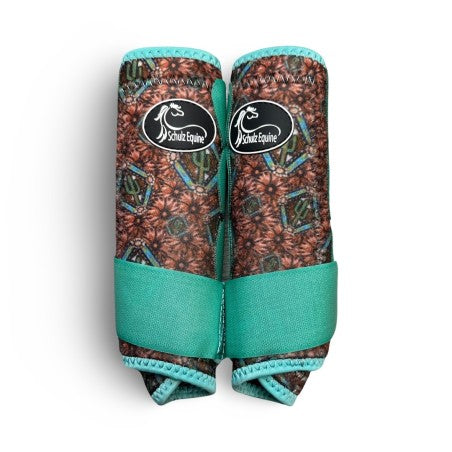 Schulz Equine Tooled Cactus Sport Boots