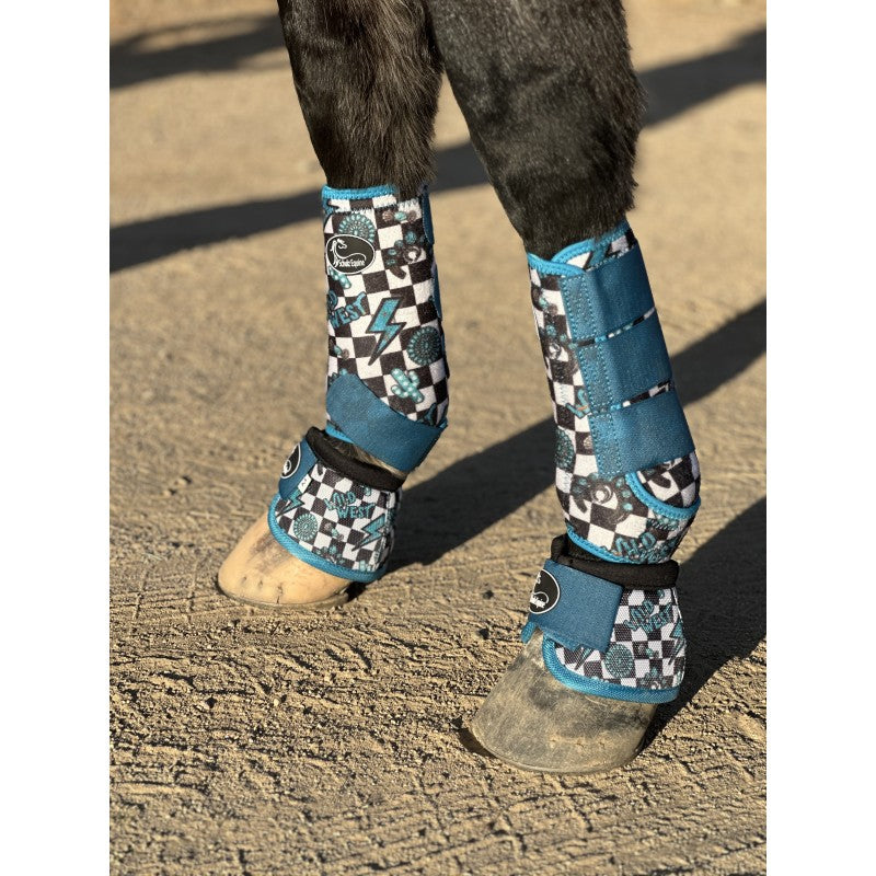 Schulz Equine Turquoise Glass Sport Boots