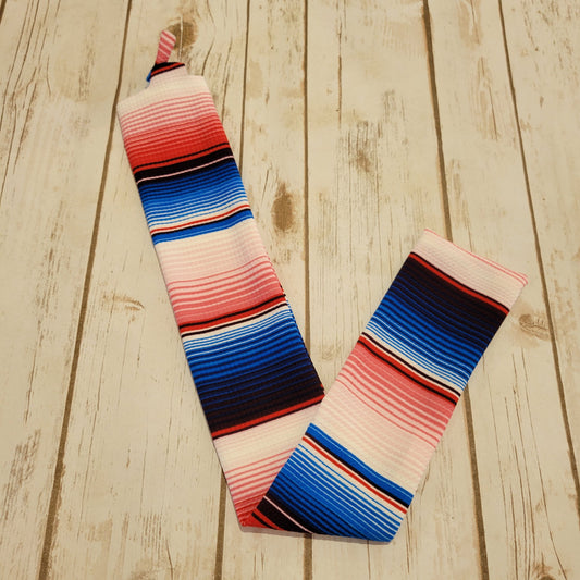 Graceful Creations Blue Serape Tail Bags
