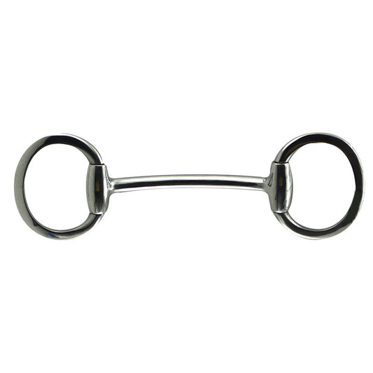 Mullen Mouth Stainless Steel Eggbutt Ring Bit