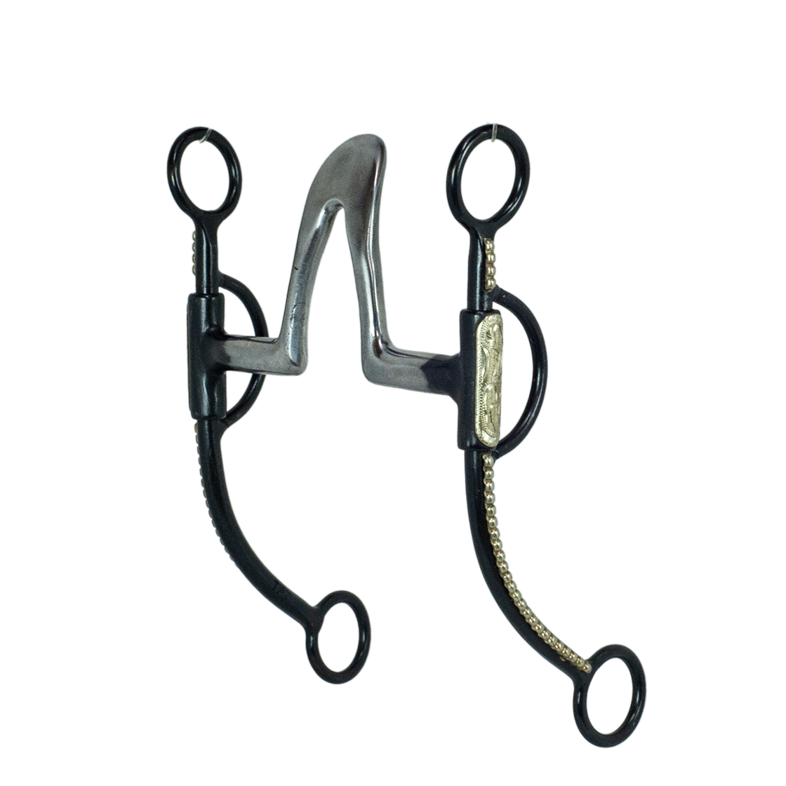 Tyler Dotted Black Steel Shank Cathedral Bit