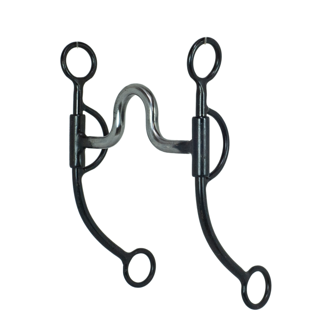 Tyler Black Steel Shank - Flat High Port Bit