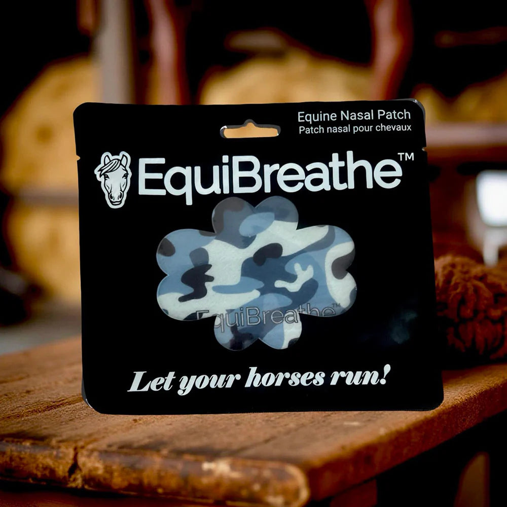 EquiBreathe Equine Nasal Patch - Black Camo