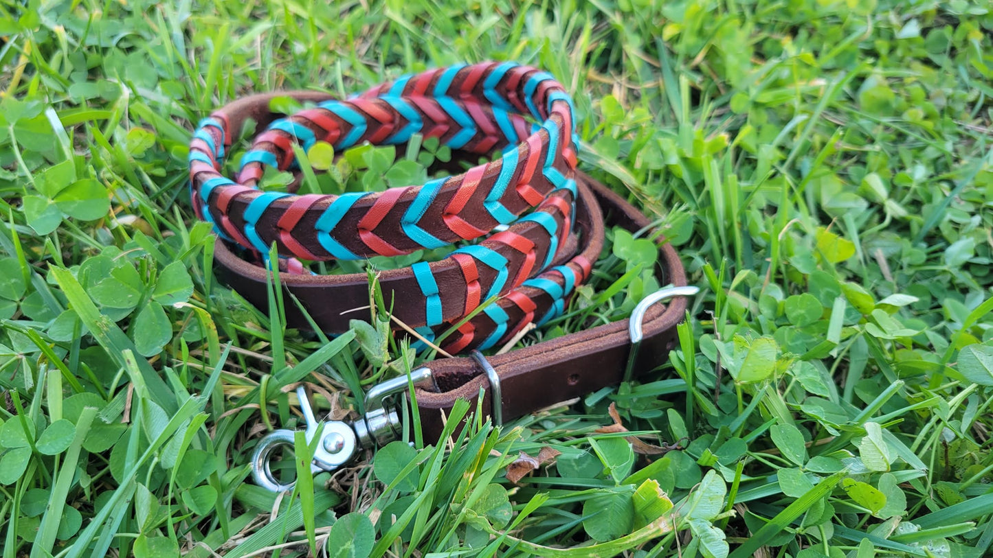 Custom Laced Barrel Reins