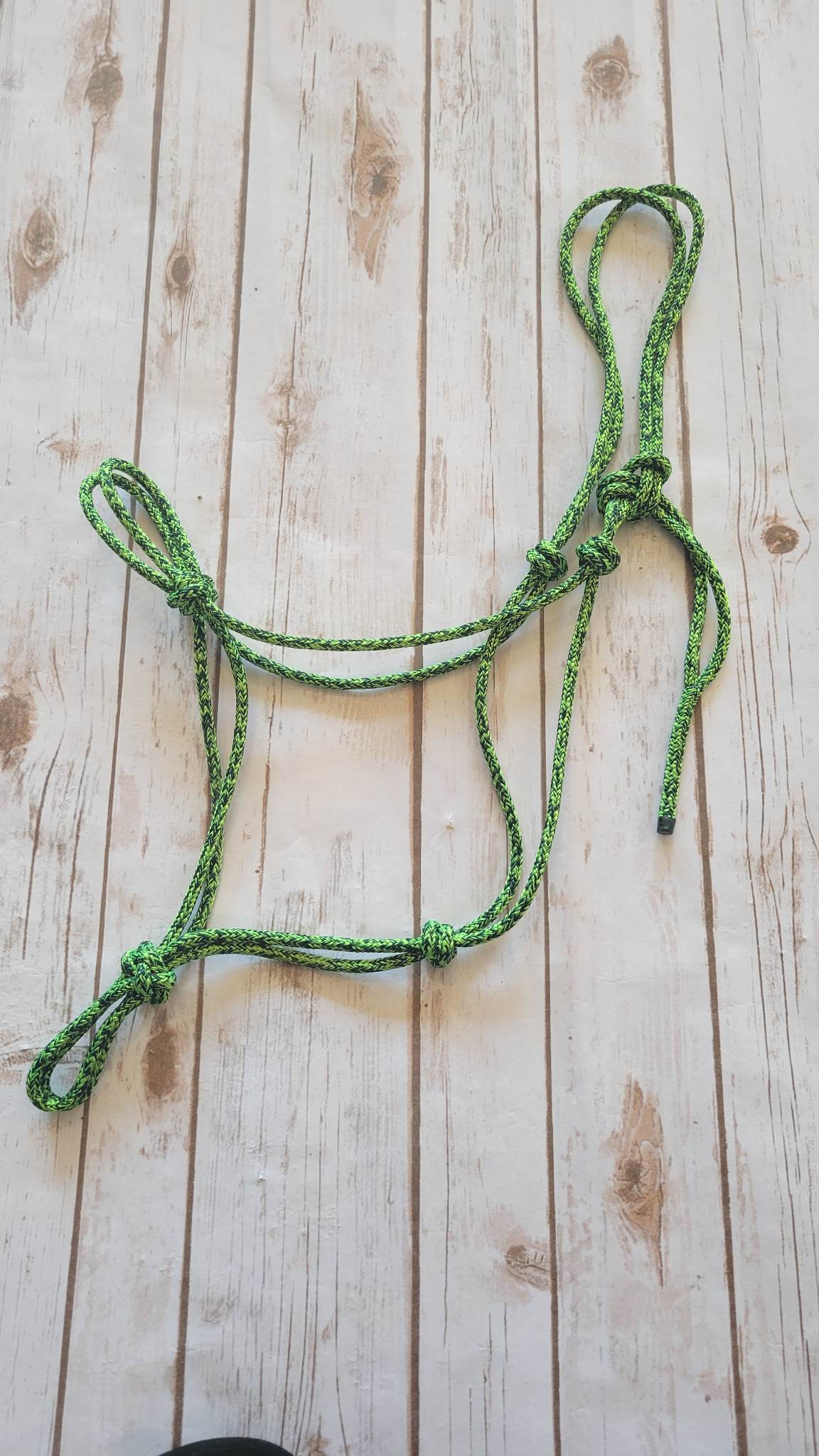 Soft 2-Knot Yearling Horse Rope Halter