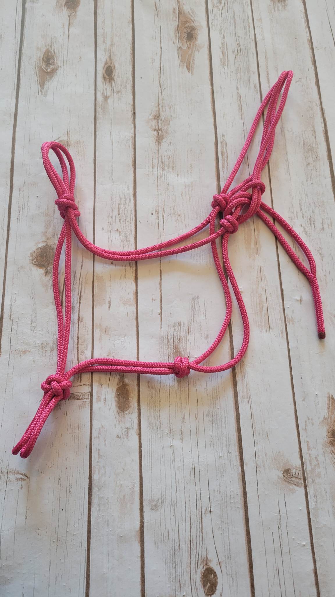 Soft 2-Knot Yearling Horse Rope Halter