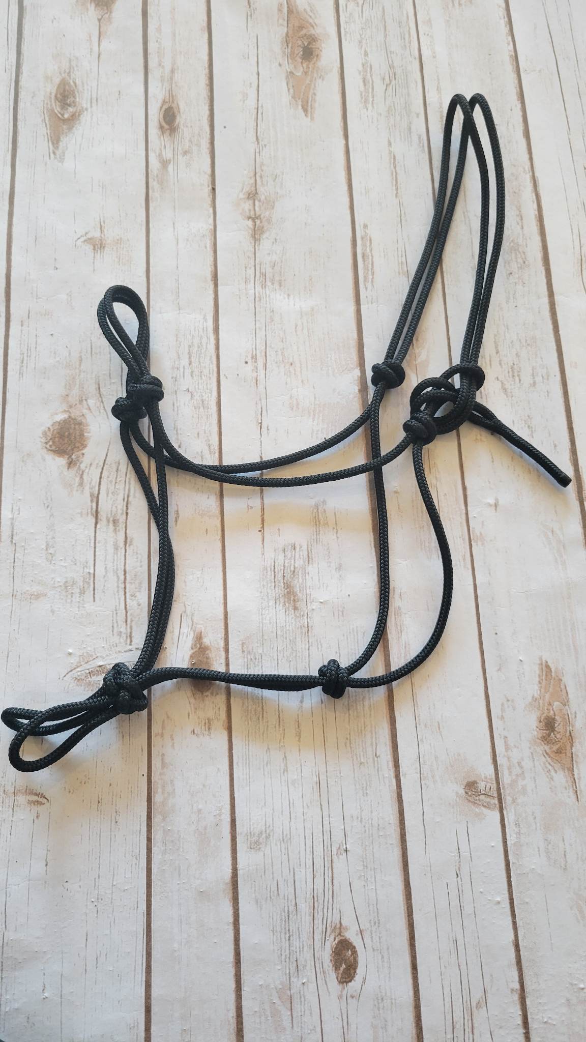 Soft 2-Knot Yearling Horse Rope Halter