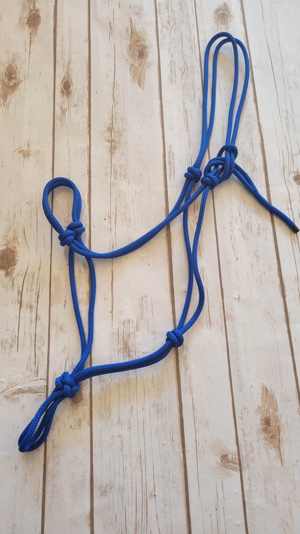 Soft 2-Knot Yearling Horse Rope Halter