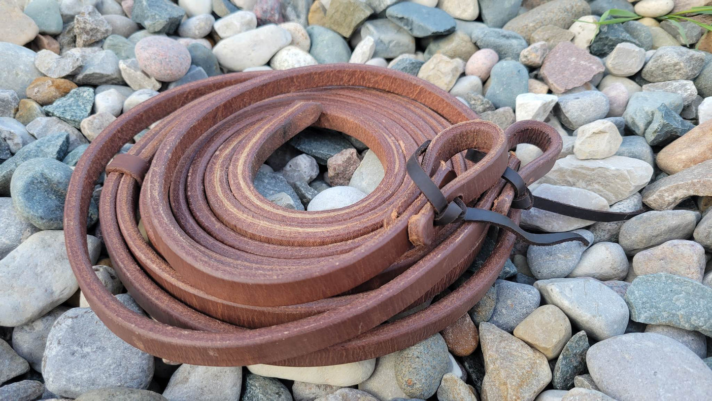 Dutton Hot Oiled Waterloop Split Reins