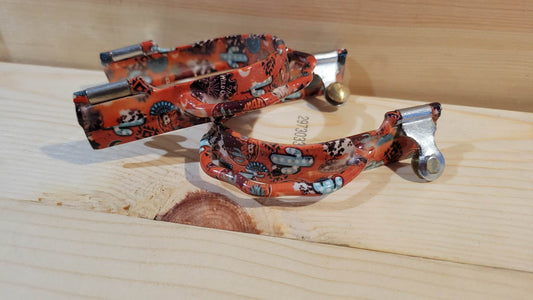 Wild Ones Patterned Bumper Spurs