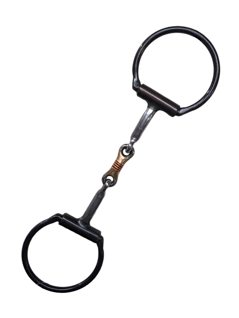 Dutton D-Ring Smooth Dogbone Snaffle Bit