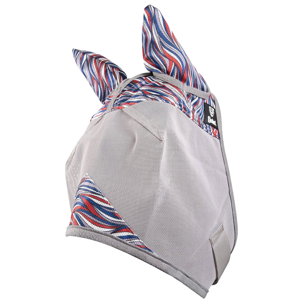 Cashel Crusader Fly Mask - American Wave Pattern With Ears