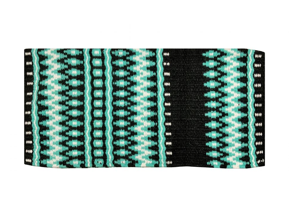 Mint Wool Saddle Blanket