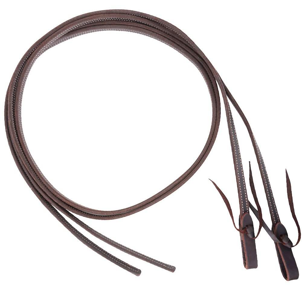 Martin Saddlery 5/8" Doubled and Stitched Oiled Light Latigo Reins