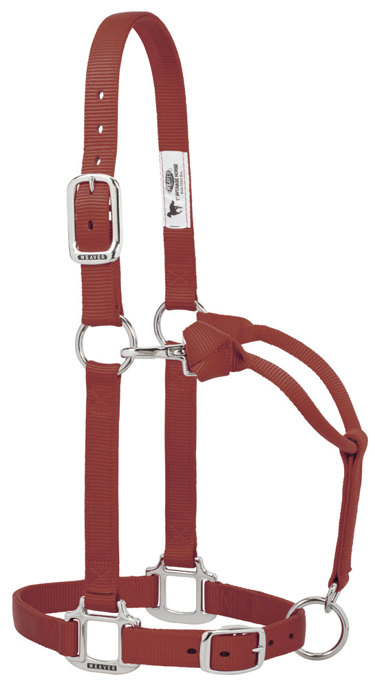 Weaver Adjustable Chin & Throat Latch Chrome Plated Nylon Halter