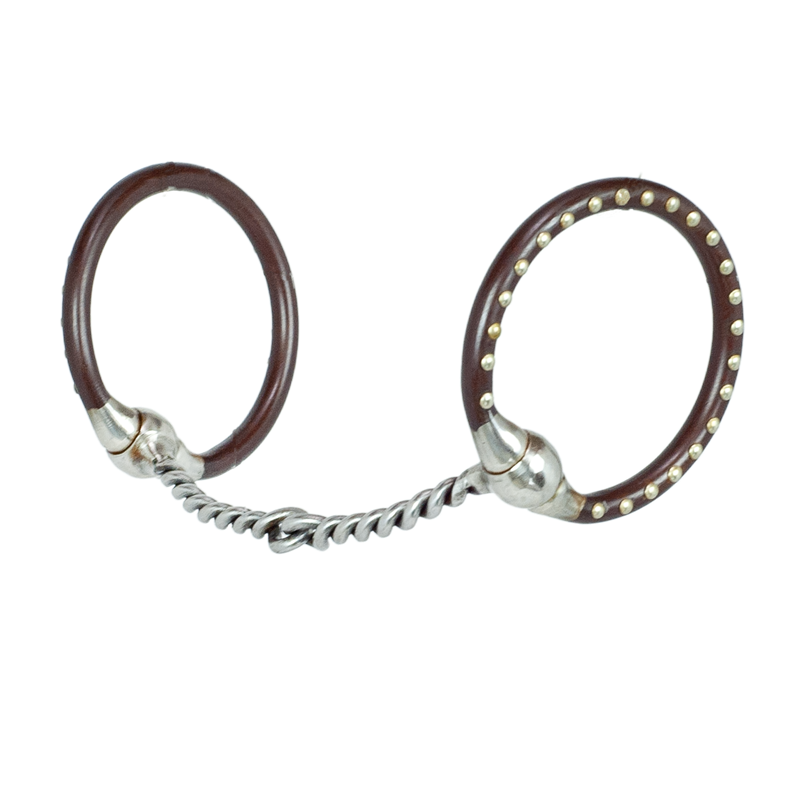 Tyler Antique Dotted Twisted D-Ring Bit