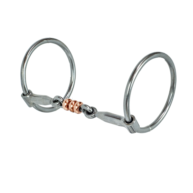 Tyler Chrome Steel O-Ring Smooth Dogbone with Copper Players