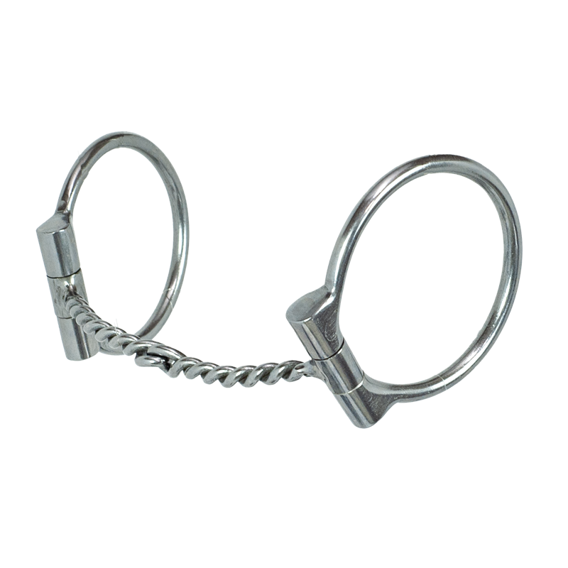 Tyler Chrome Steel D-Ring Twist Snaffle