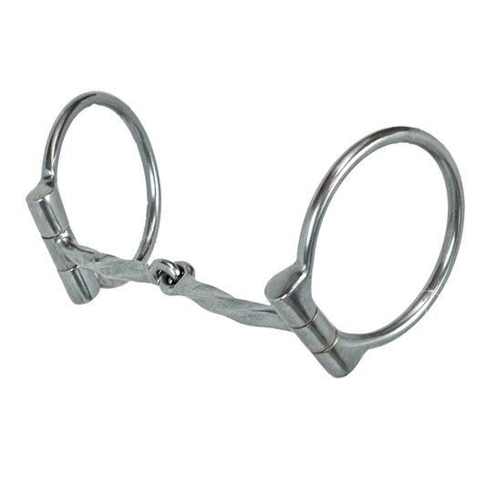 Tyler Chrome Steel D-Ring Square Twist Snaffle