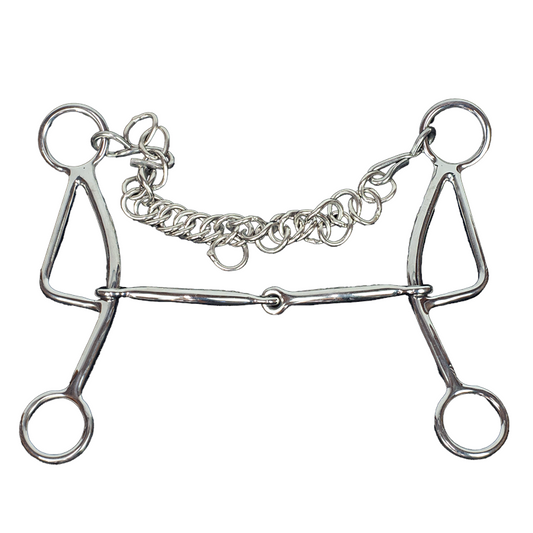 Smooth Steel Gag Bit