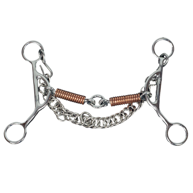 Chrome Steel Copper Wrapped Lifesaver Gag Bit