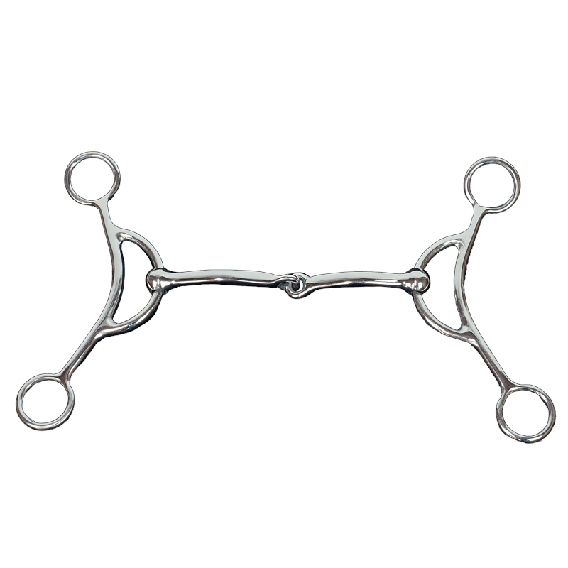 Chrome Steel Smooth Gag Bit