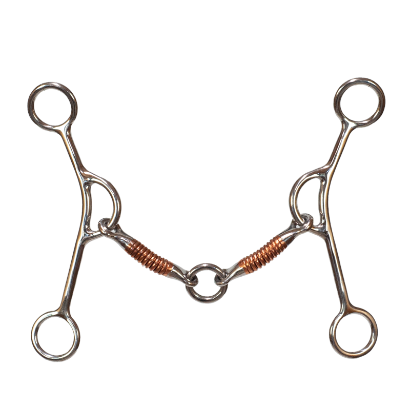 Tyler Copper Wrapped Lifesaver Reverse Gag Bit