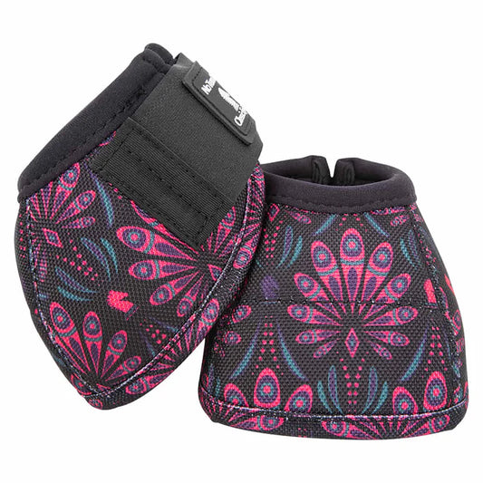 Classic Equine Bell Boots - Peacock