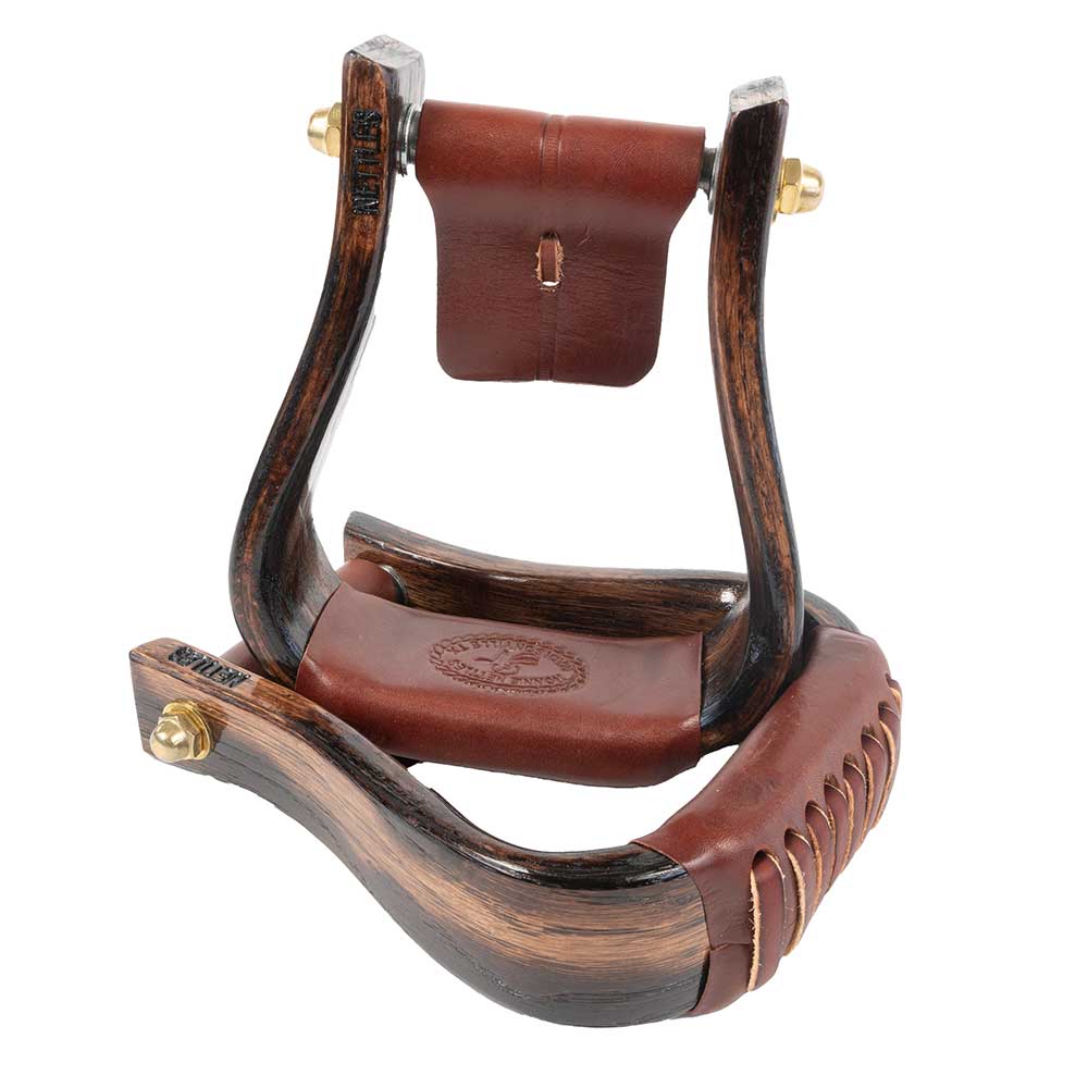 Nettles 2" Rustic Wrangler Flatbottom Stirrup