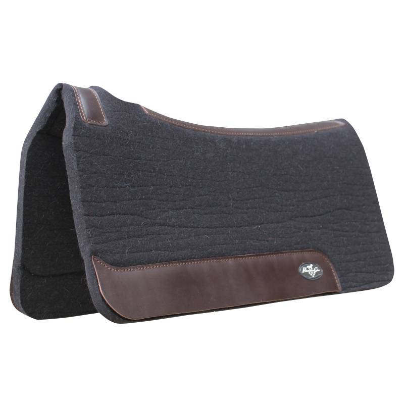Professional's Choice Comfort-Fit Steam-Pressed Performance Barrel Saddle Pad - Black
