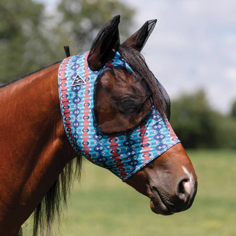 Professional's Choice Comfort Fit Lycra Fly Mask - Canyon