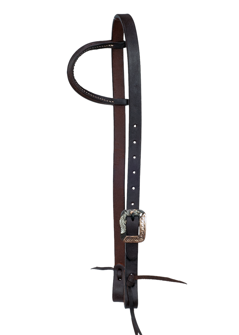 Heavy Oiled One Ear w/ Rectangle Copper Buckle