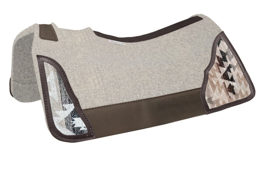 5 Star Natural with Cream & Brown Southwest Wool Inlays