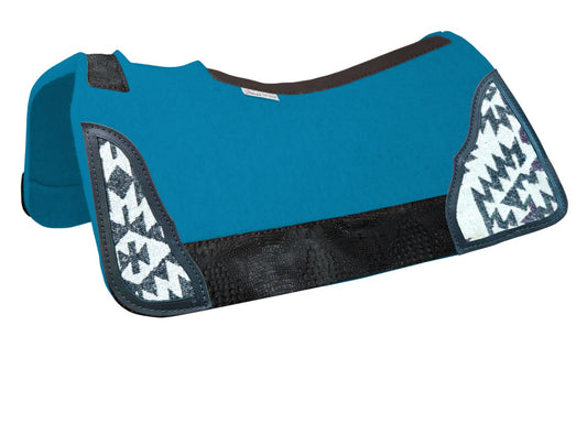 5 Star Turquoise with Black/White Southwest Inlay