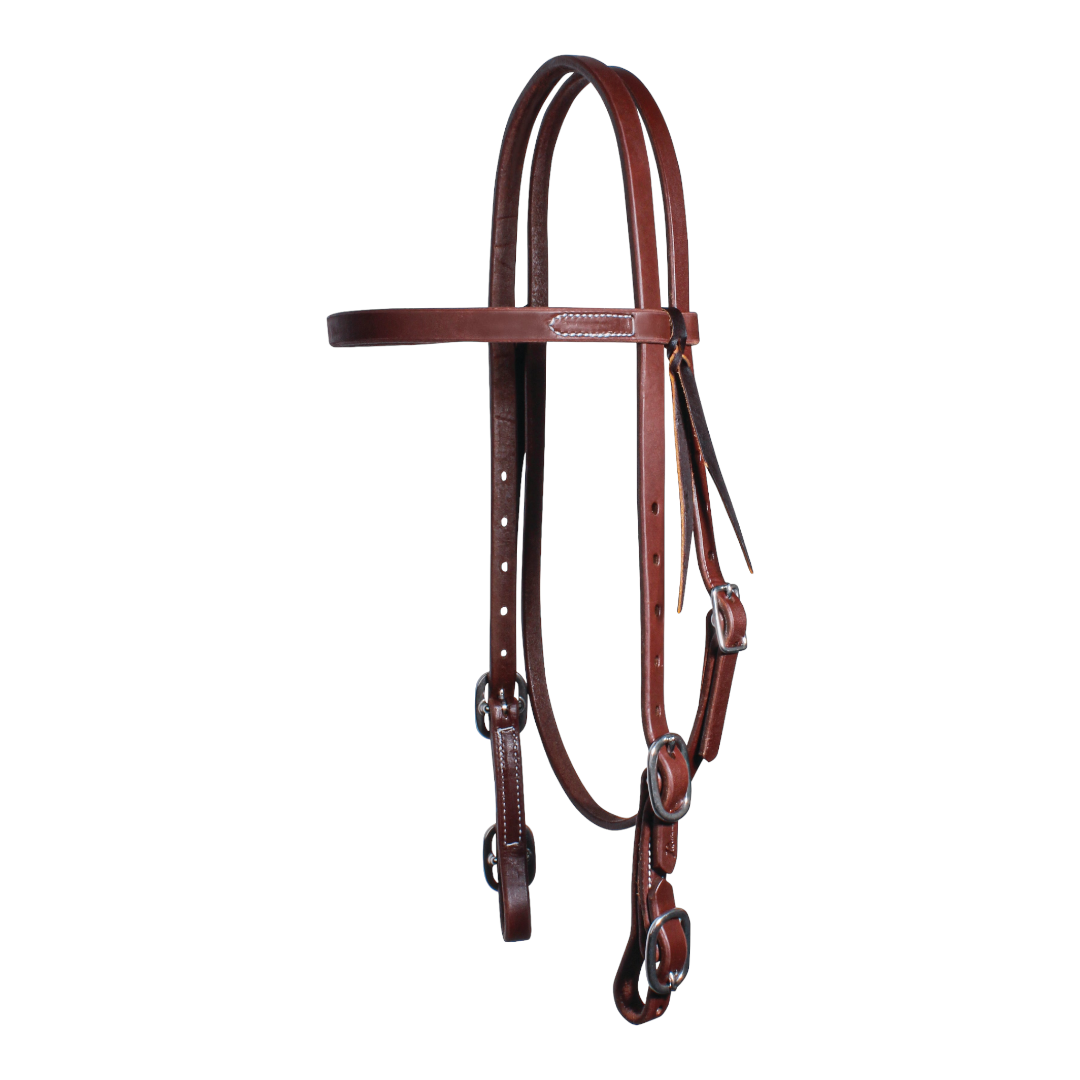 Professional's Choice Ranch Double Buckle Adjustable Browband Headstall