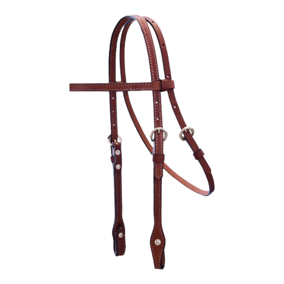 Alamo Chocolate Browband Headstall