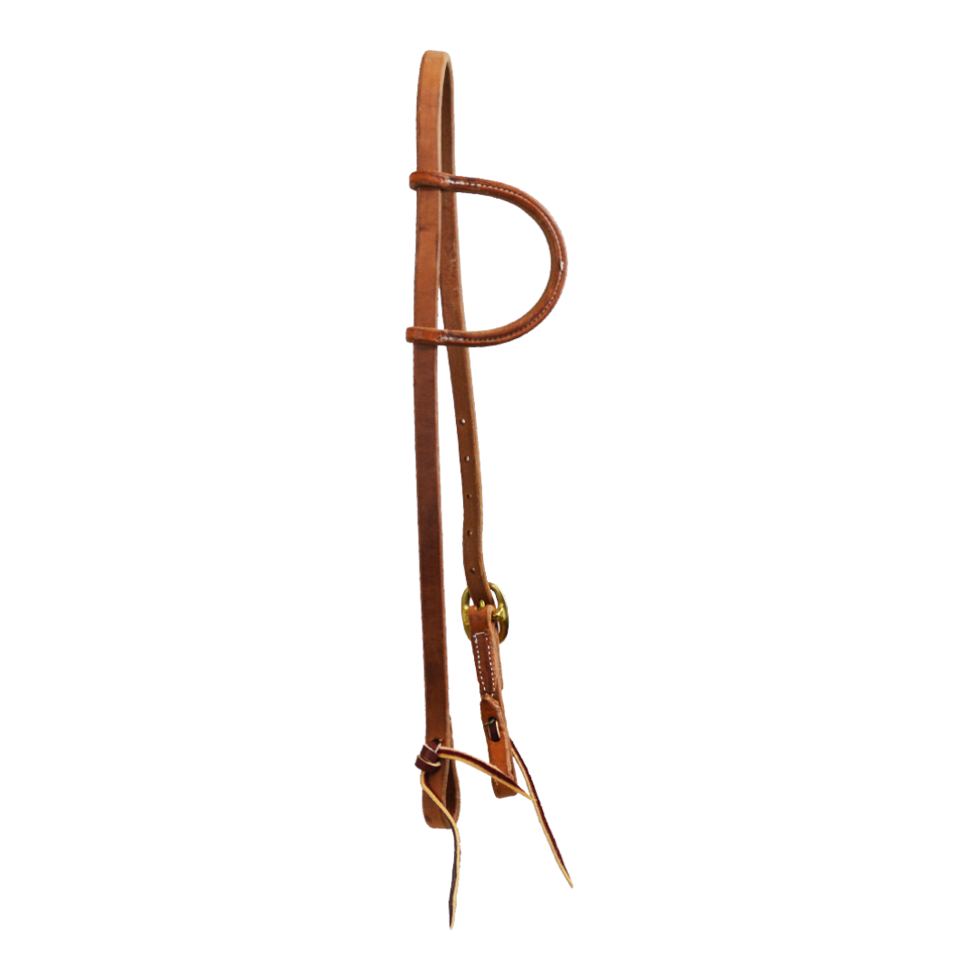 Single Buckle Tie End One Ear Headstall