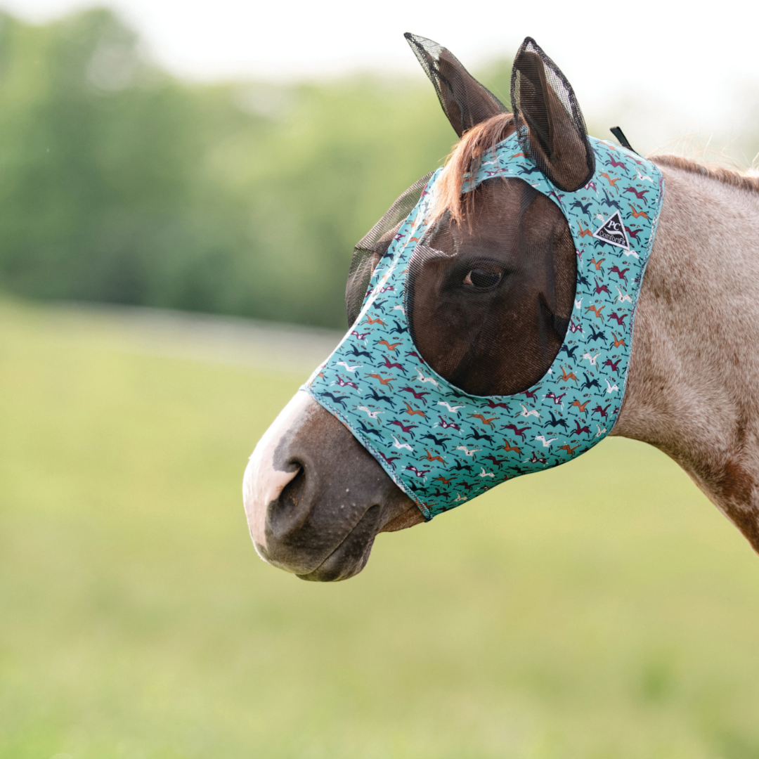 Professional's Choice Comfort Fit Lycra Fly Mask - Pony Tracks