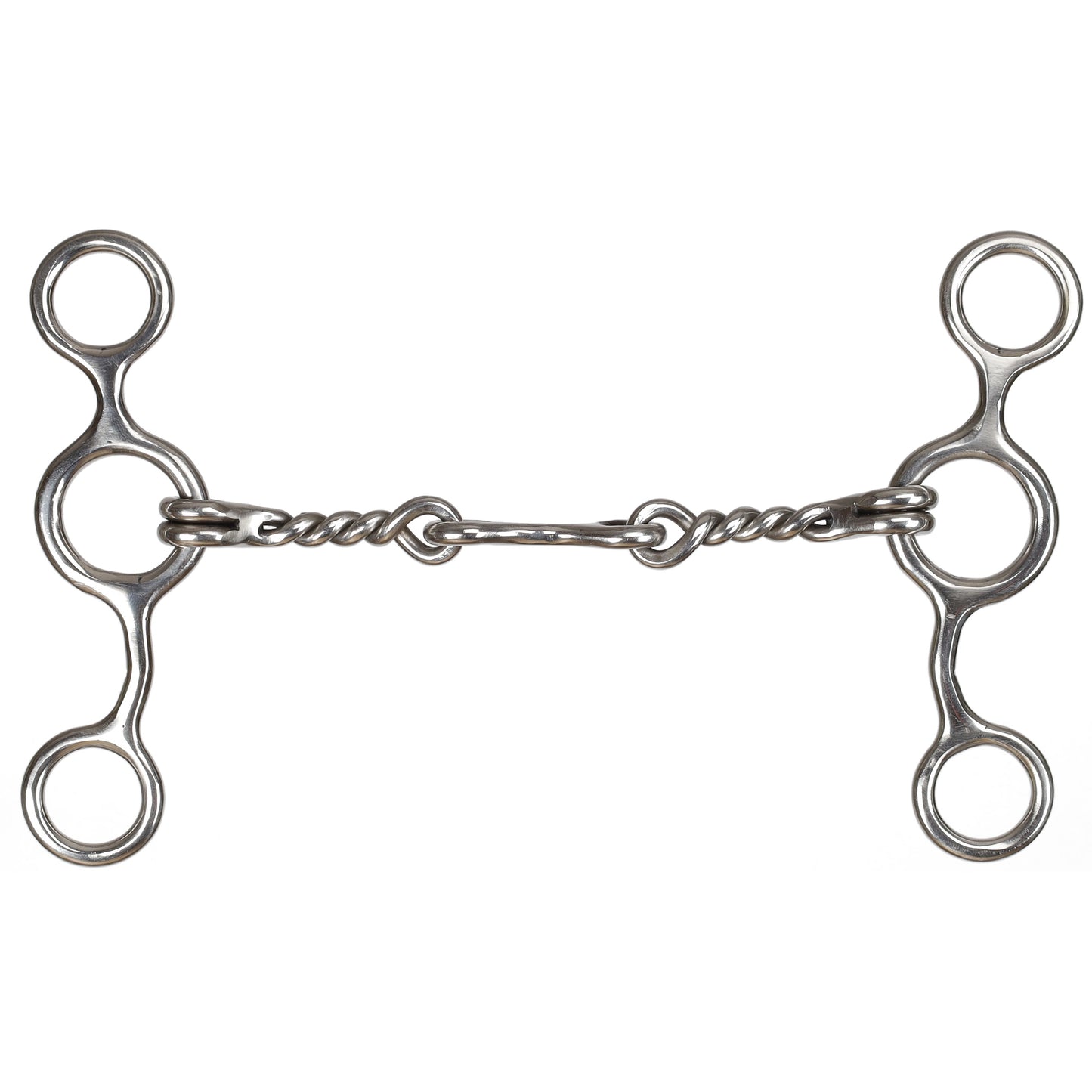 Showman Stainless Steel Twisted Dogbone Jr Cow Horse Bit
