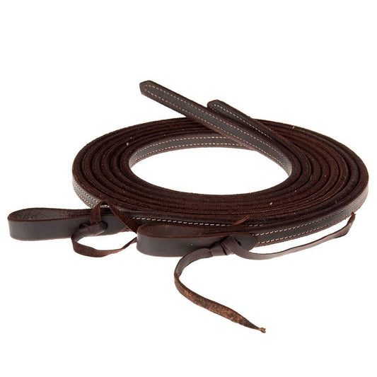 Martin Saddlery 5/8" Doubled and Stitched Oiled Heavy Latigo Reins