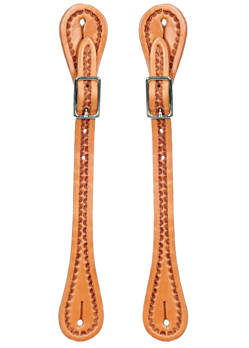 Straight Shell Boarder Spur Straps